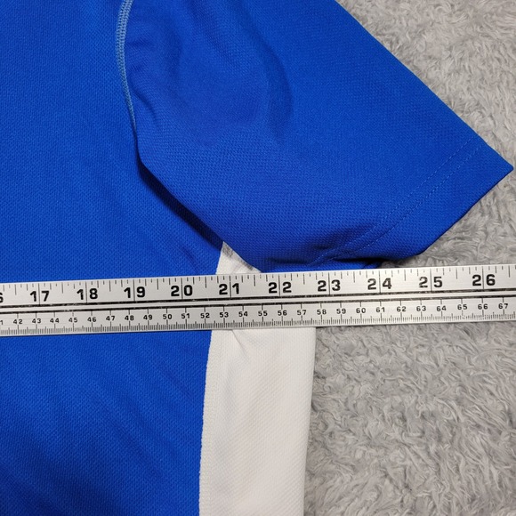 Pearl Izumi Mens XL Blue White Cycling Jersey Shirt Short Sleeve Pockets - Picture 4 of 7